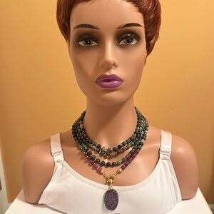 Multicolor Beaded Statement Necklace